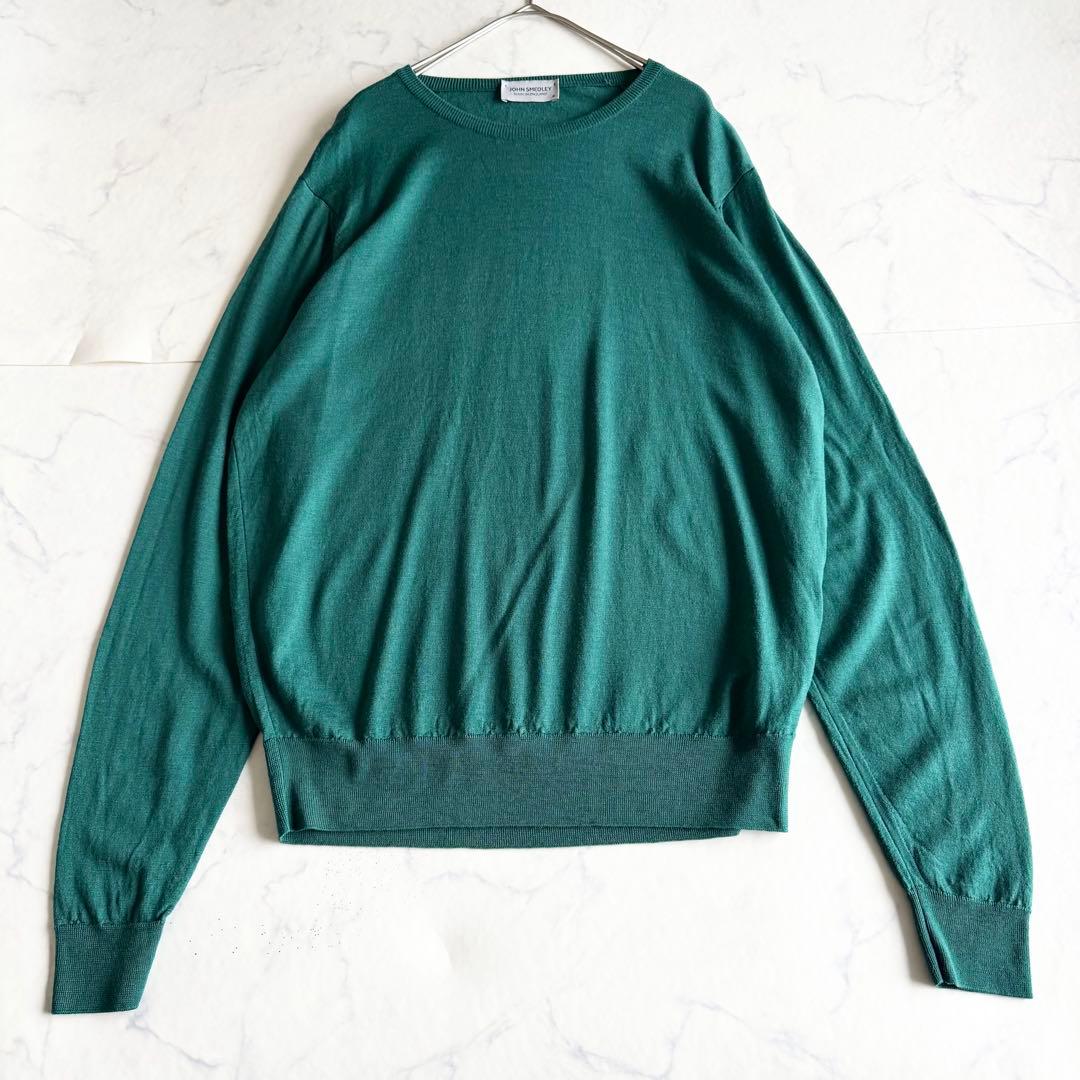 極美品 現行タグ 近年モデル ジョンスメドレー エクストラファインメリノウール