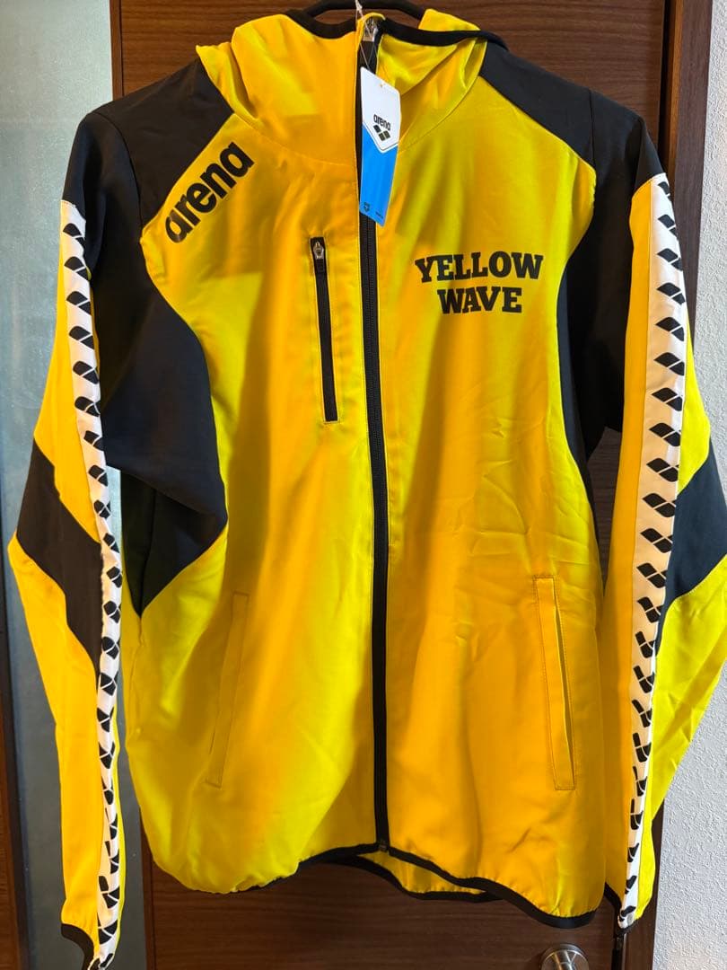 新品未使用 タグ付き アリーナつきみ野 YELLOW WAVE 指定ジャージ S
