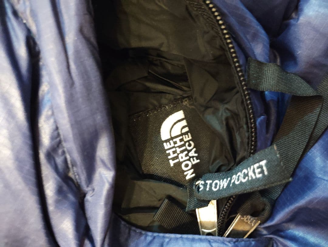 THE NORTH FACE ヌプシダウンジャケット ブルー・ブラックXSノース