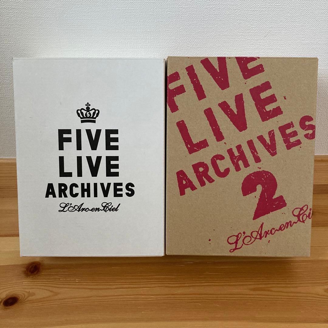 【完全生産限定盤】 ラルクアンシエル FIVE LIVE ARCHIVES 美品