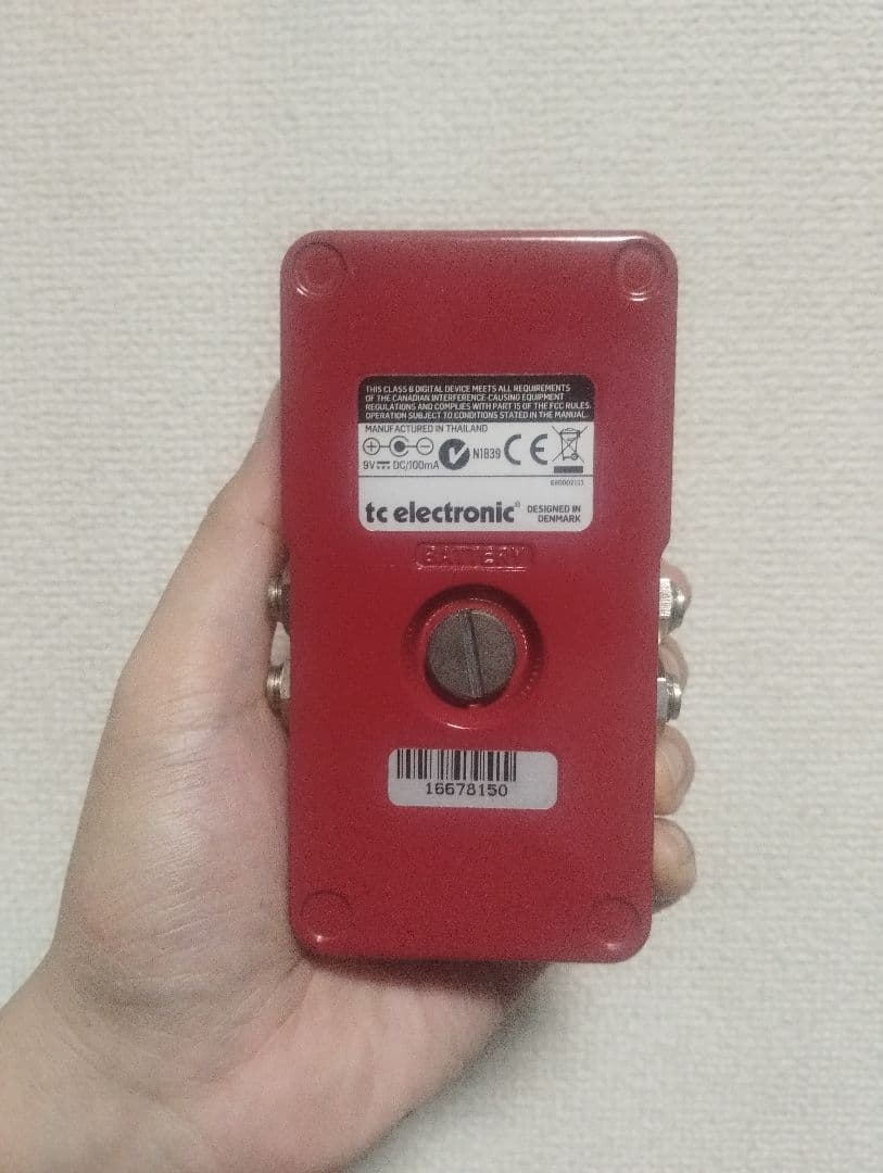 tc electronic Hall of Fame Reverb エフェクター