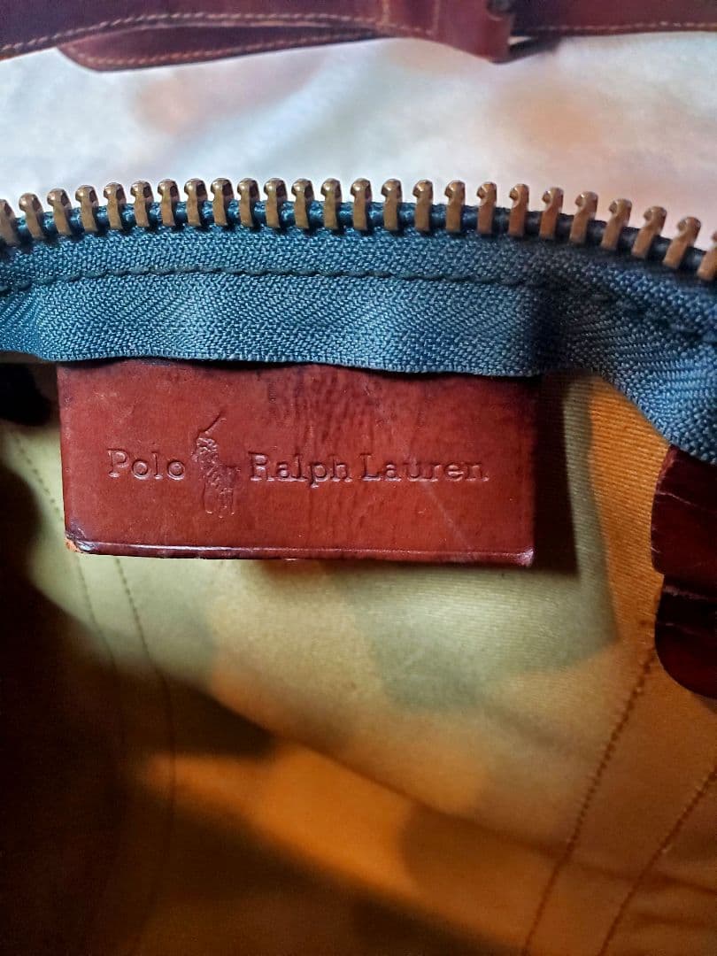 ポロラルフローレン　ボストンバッグ　2way ブラックウォッチ