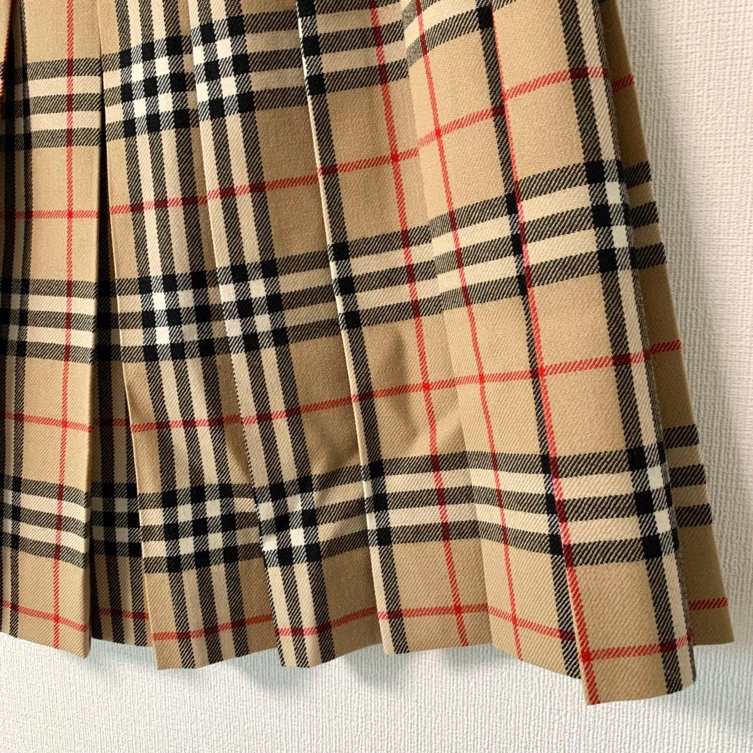 BURBERRY BLUE LABEL ノバチェック 巻きスカート 38 ウール
