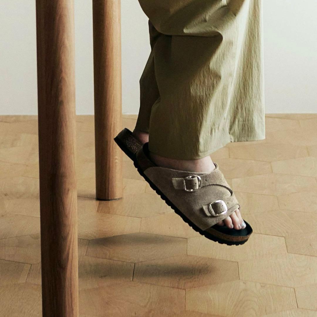 【別注】BIRKENSTOCK ZURICH トープ/サンダル 39