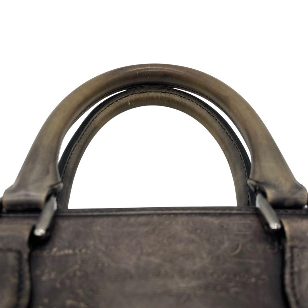 【美品】ベルルッティ カリグラフィ ビジネスバッグ 本革　ハンドバッグ　メンズ