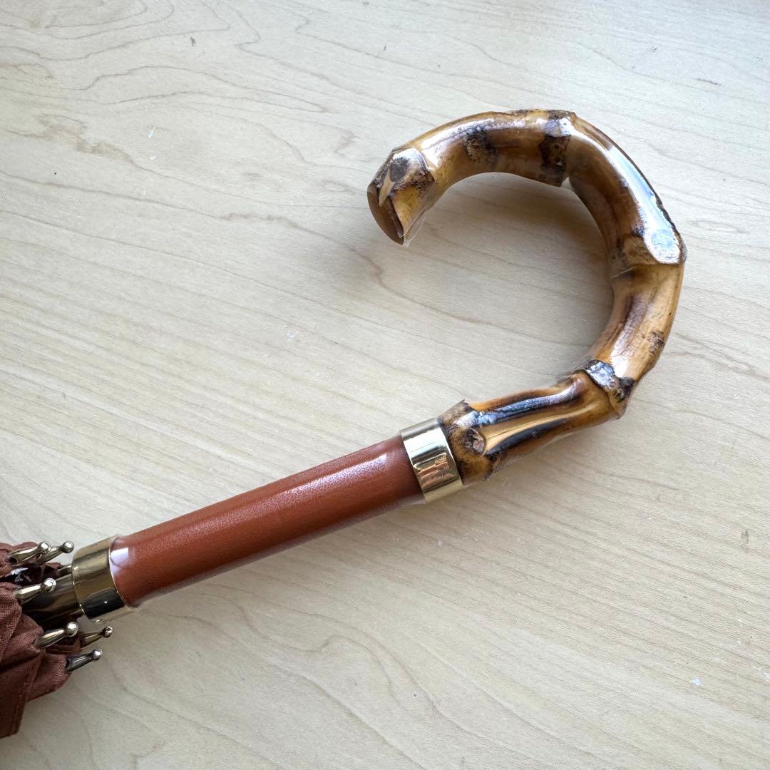 ★新品★GRACY　晴雨兼用パラソル　日傘　遮光　遮熱　バイカラー　ナチュラル