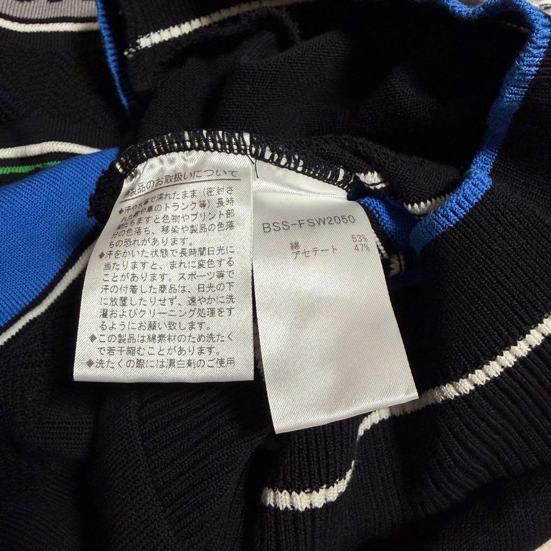 【美品】BARNI VARNO バーニヴァーノニット ボーダー ワッペン 日本製