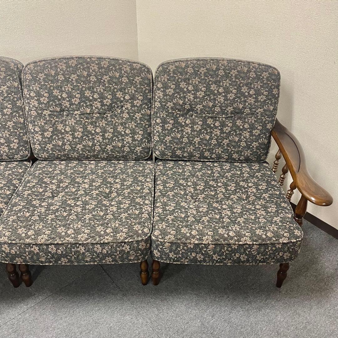 【良品】カリモクセパレートソファ 3人掛け トリプルソファ 3P WC60モデル