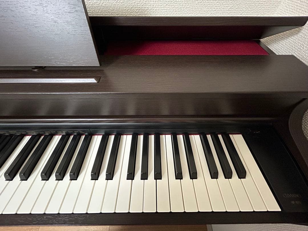 【美品送料無料】CASIO AP-470BN ダークブラウン 電子ピアノ