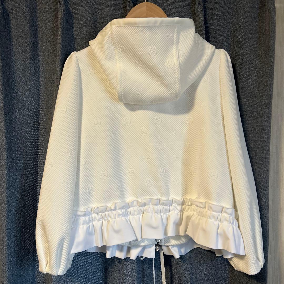 M'S GRACY フード付きホワイトパーカージャケット