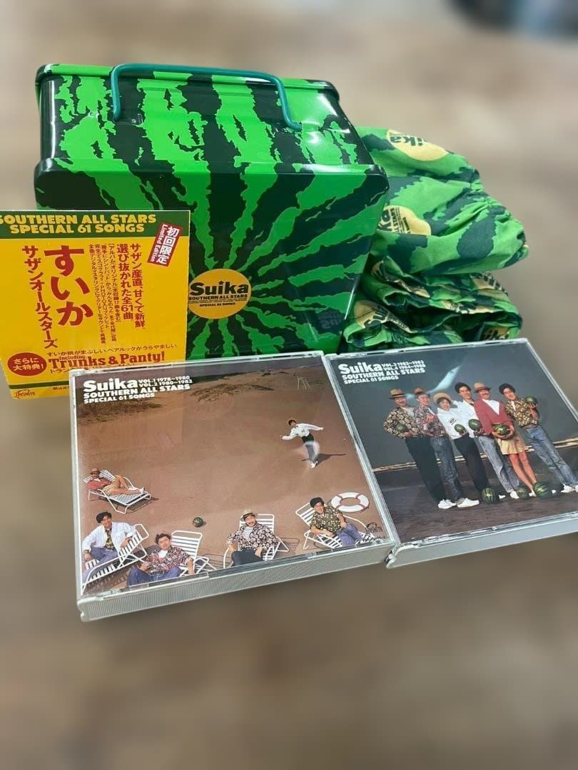 A◆サザンオールスターズ　ベスト4枚組　CD　SUIKA　缶　オリジナルグッズ付