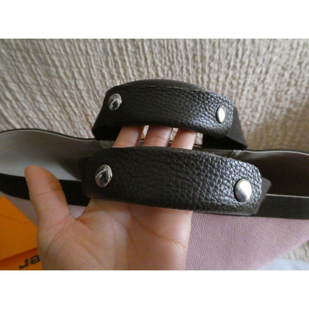 P*n様 極美品 エルベシャプリエ 725GP タラマ×モカ舟形+ハンドルカバー