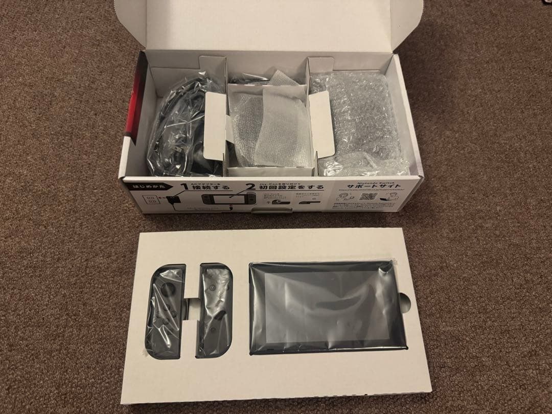 Nintendo Switch グレー 本体＋純正Proコントローラー 2個付き