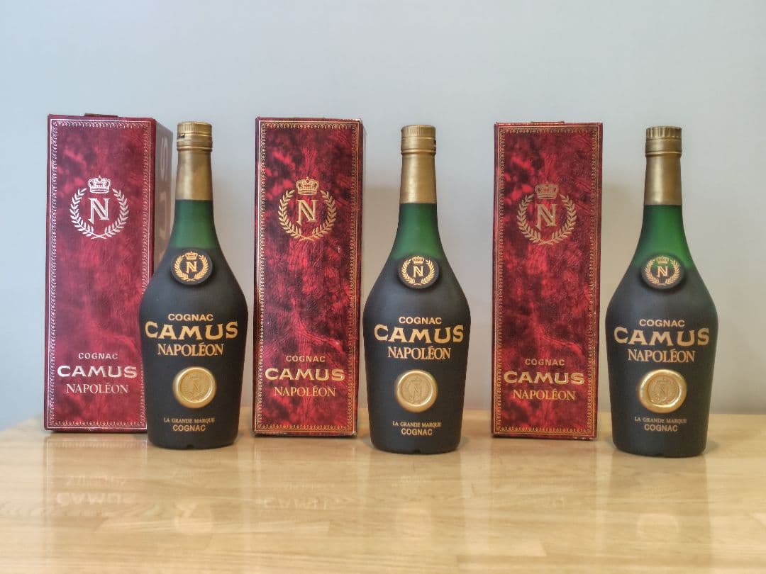 CAMUS NAPOLÉON ブランデー 3本セット 箱付き