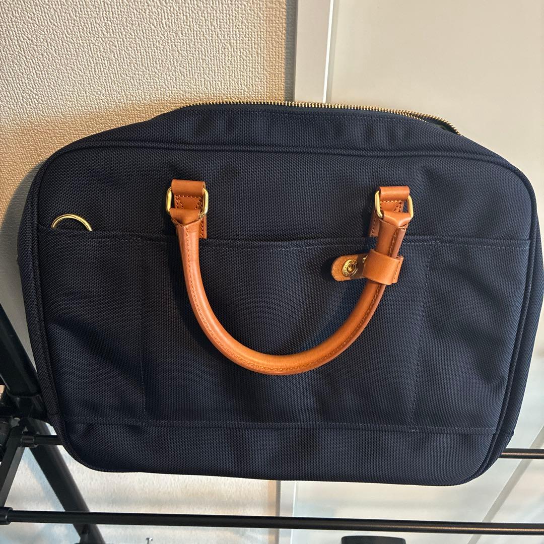 WONDER BAGGAGE ネイビー ビジネスバッグ