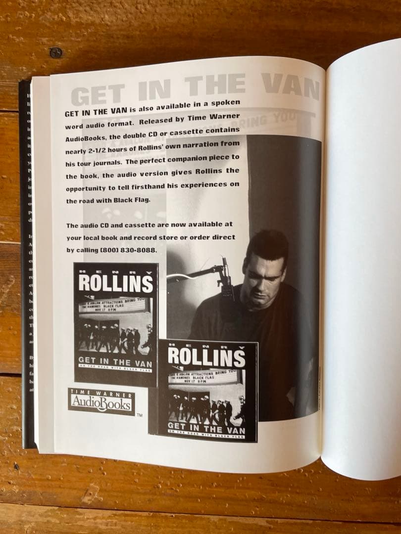 洋書 HENRY ROLLINS GET IN THE VAN