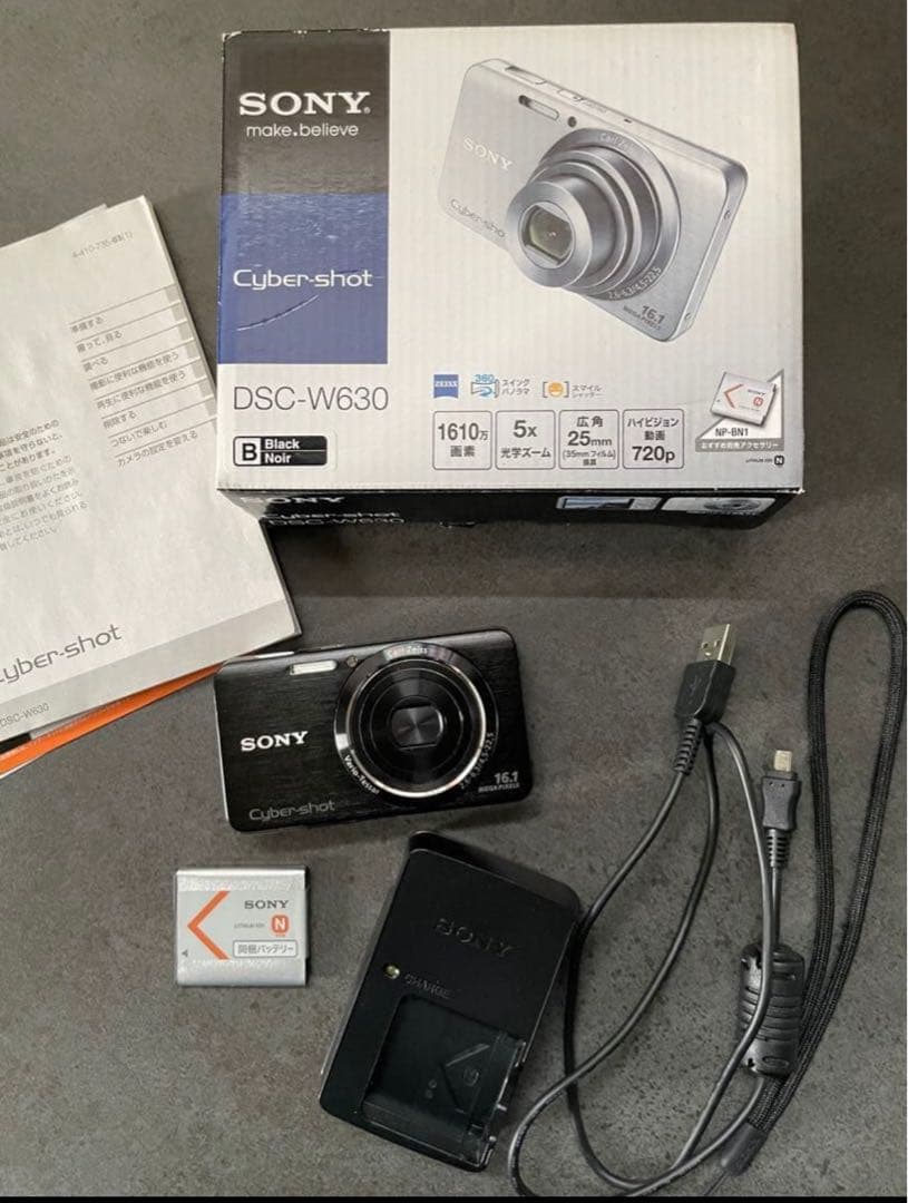 【美品】SONY★Cyber-shot DSC-W630 ブラック