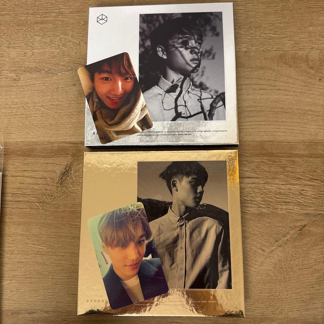 EXO EXODUS アルバム　韓国中国版セット　D.O.バージョン　トレカ付き
