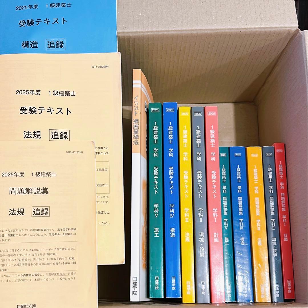 書き込みなし 令和7年 2025年 1級建築士　日建設計