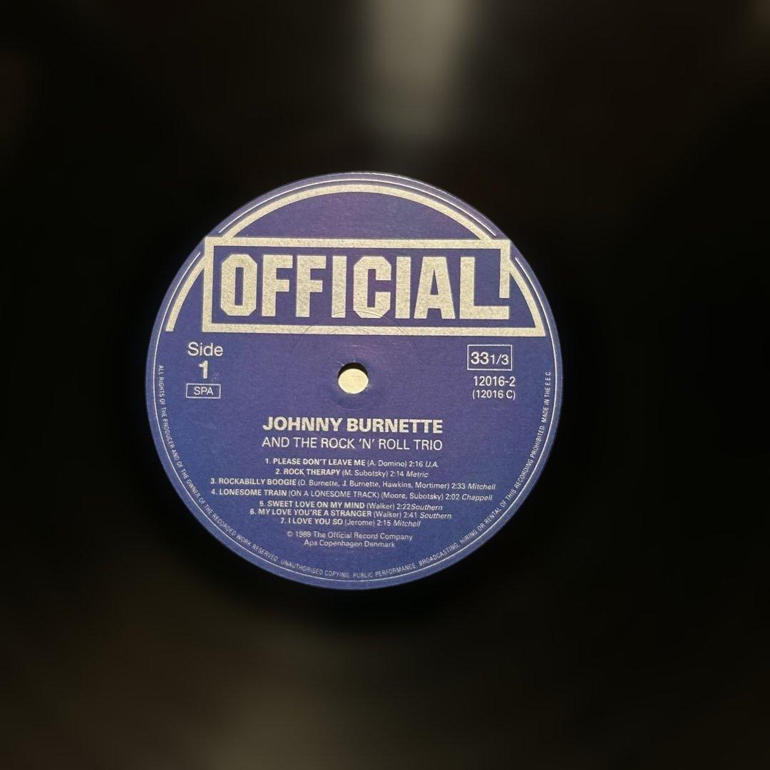 洋楽 Johnny Burnette & The Rock 'N Roll Trio