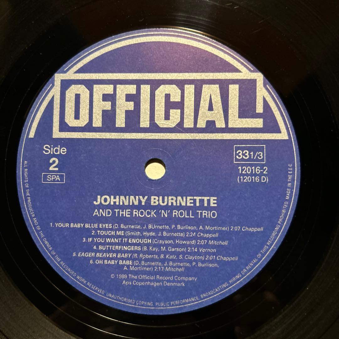 洋楽 Johnny Burnette & The Rock 'N Roll Trio