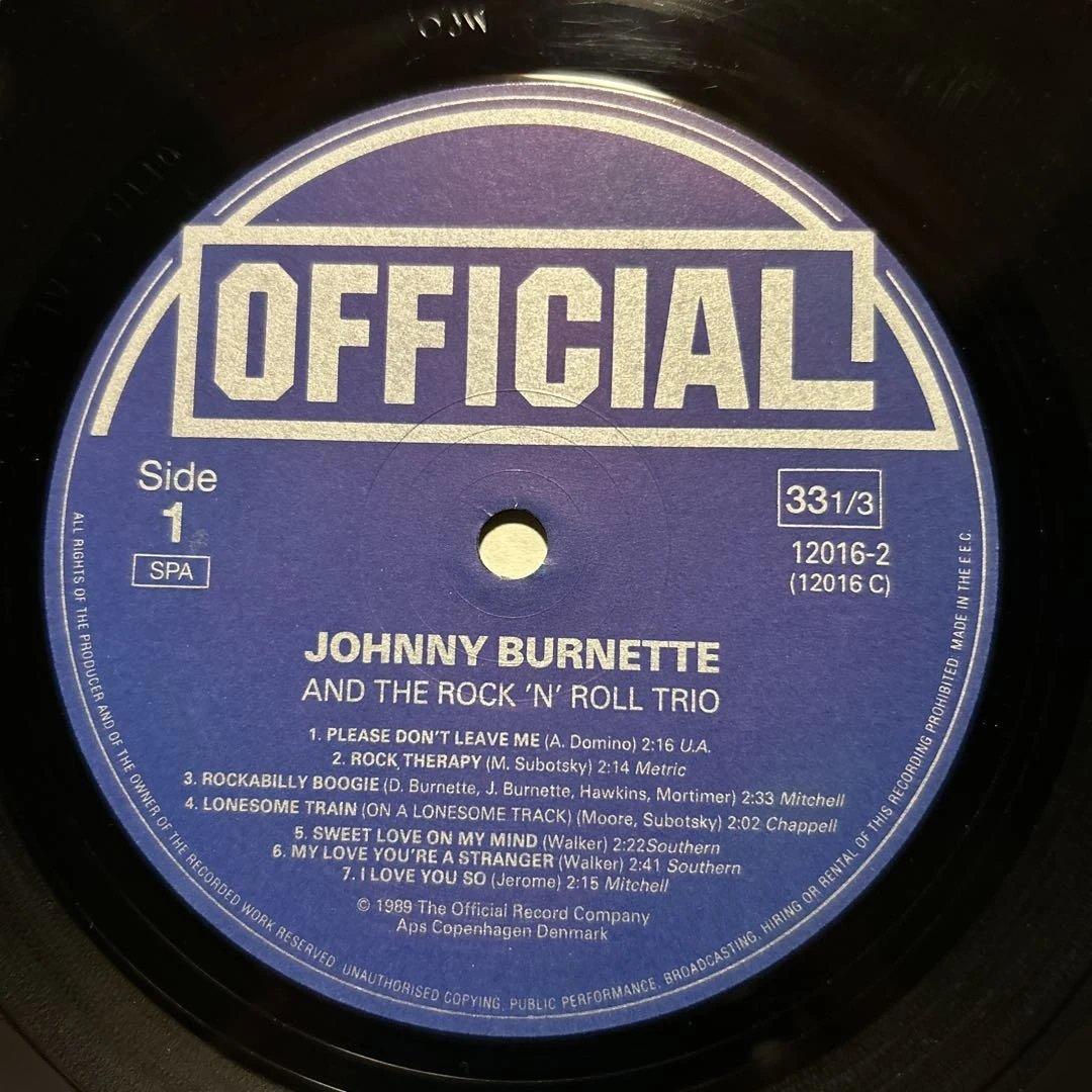 洋楽 Johnny Burnette & The Rock 'N Roll Trio