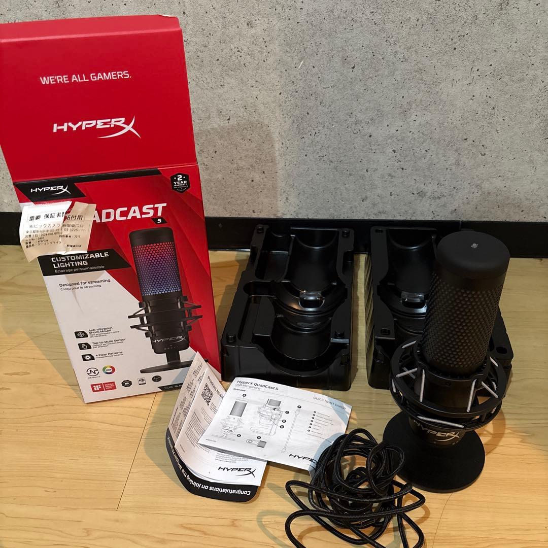 配信機器・PA機器・レコーディング機器 HyperX QuadCast s