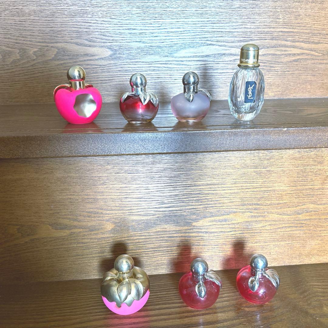 空瓶 香水 ニナリッチ6個 YSL1個