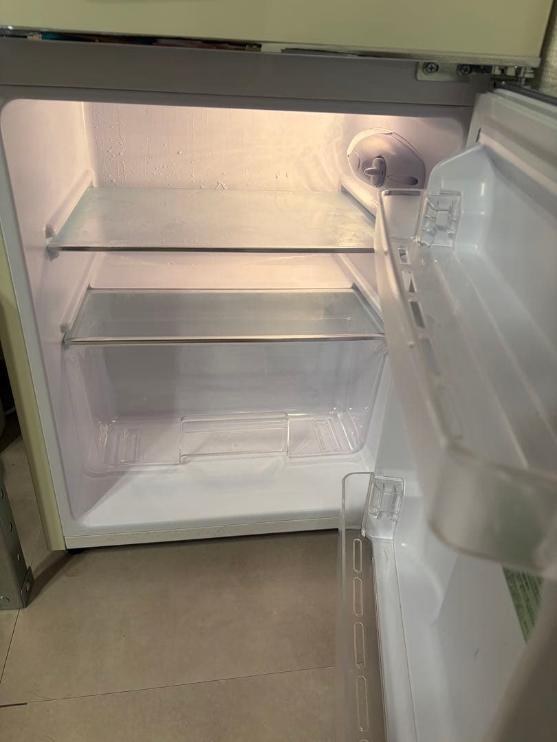 アイリスプラザ 81L ノンフロン 冷凍冷蔵庫PRR-082D-W ホワイト