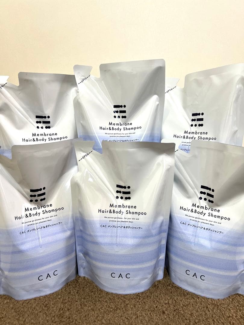 ＣＡＣ化粧品 メンブレンヘア&ボディシャンプー レフィル6袋 cac
