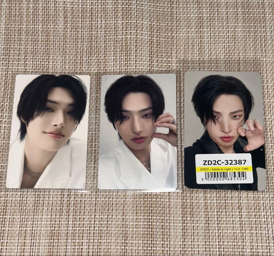 ATEEZ ミンギ トレカ Ashes to Light 初回盤 ユニバ 特典