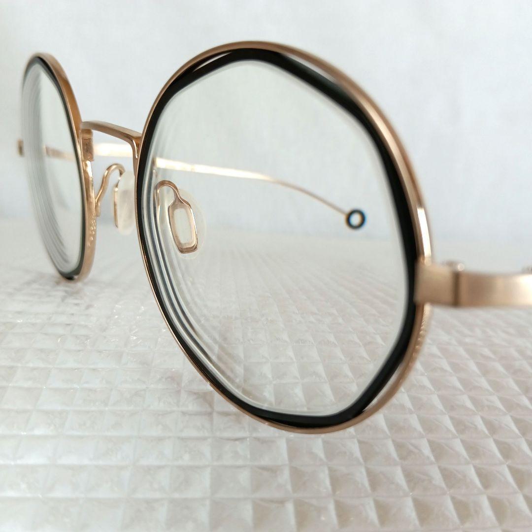 稀少！☆Arumamika アルマミカ 丸メガネ DAWN 47size 多角形