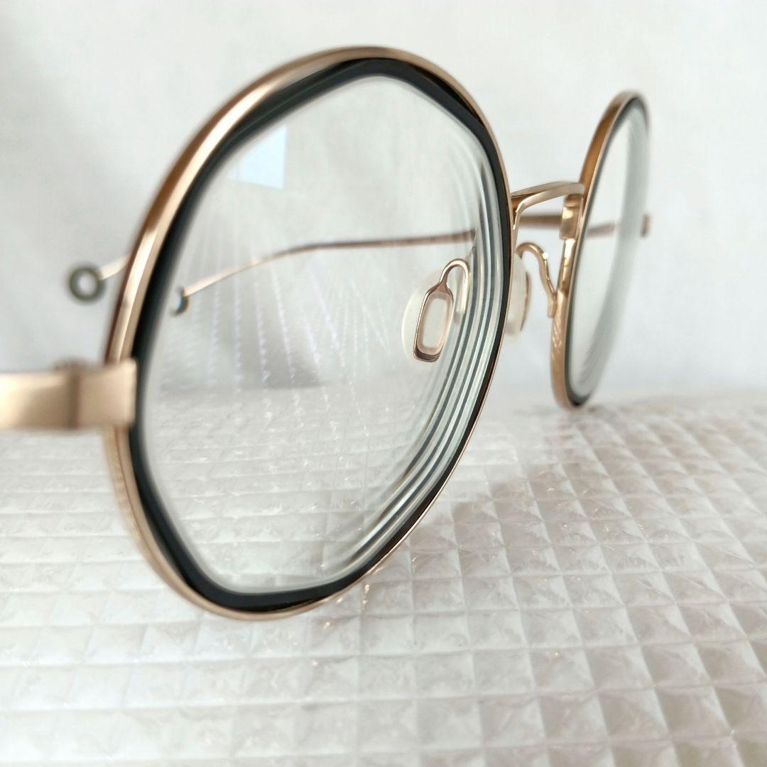 稀少！☆Arumamika アルマミカ 丸メガネ DAWN 47size 多角形