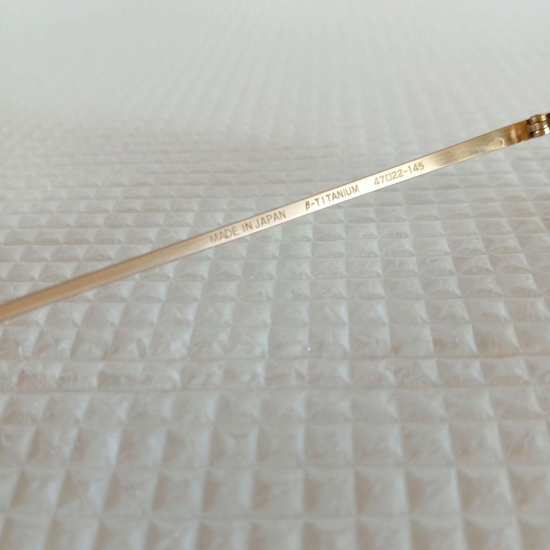 稀少！☆Arumamika アルマミカ 丸メガネ DAWN 47size 多角形