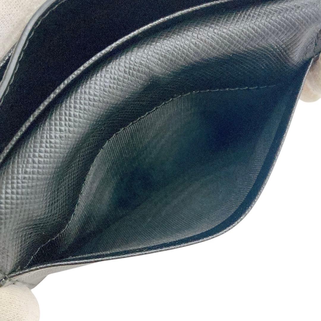 PRADA✨プラダ　サフィアーノ　名刺入れ　カードケース　ブラック　二つ折り