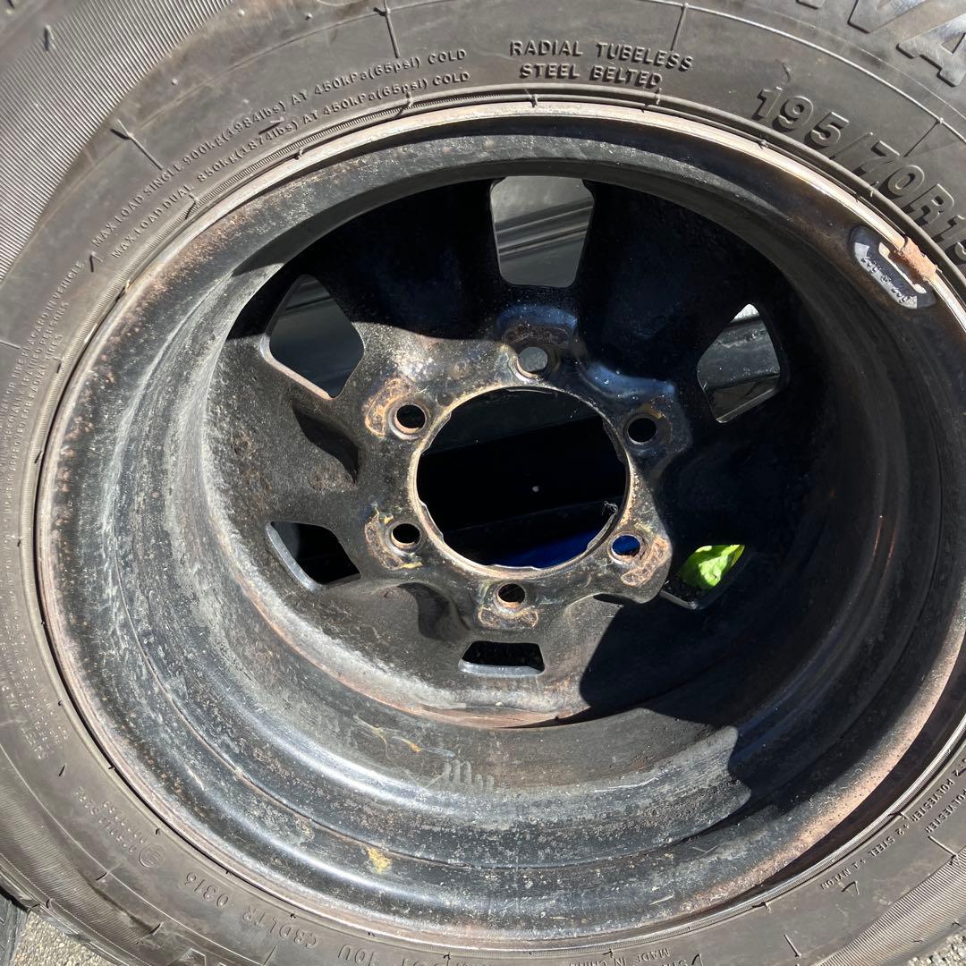 トヨタ純正メッキホイール　ハイラックス　ハイエースなどに