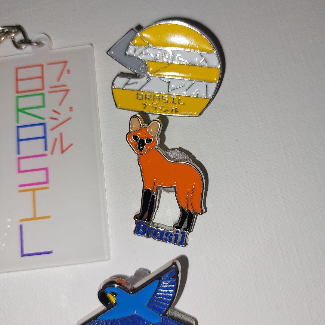 【プロフご一読】ゆき専用 ブラジル館 ピン \"2セット\" 非売品 大阪関西万博