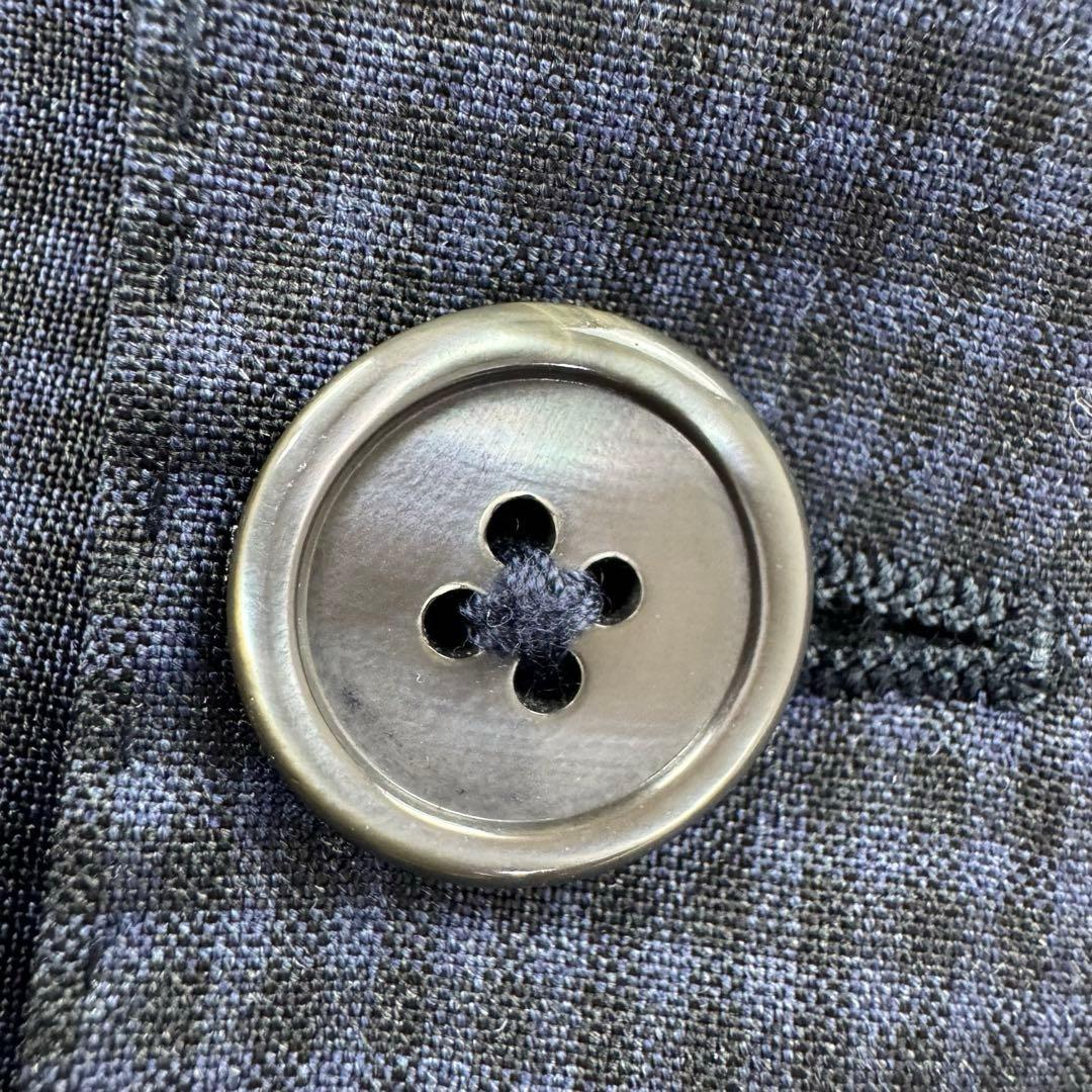 極美品✨トンボリーニ テーラードジャケット レダ生地 チェック Super110