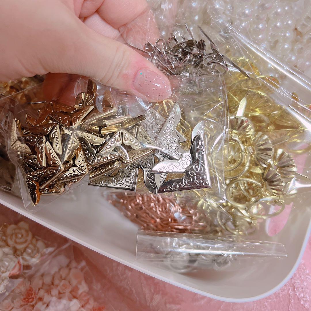 紙モノ コラージュ素材 ひねり金具 デザペ ステッカー コーナー金具 まとめ売り
