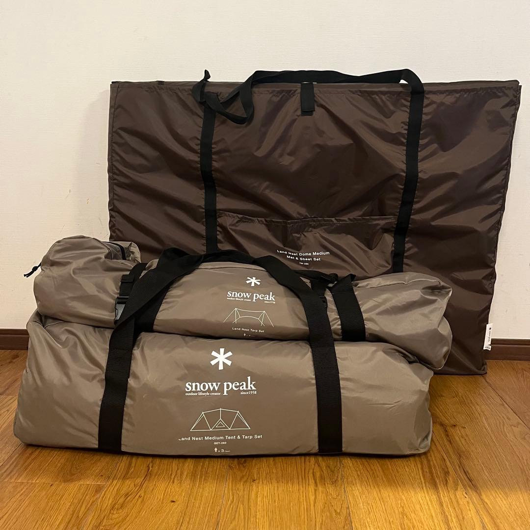 最安★美品【 peak】ランドネストM テントタープ シートマットセット