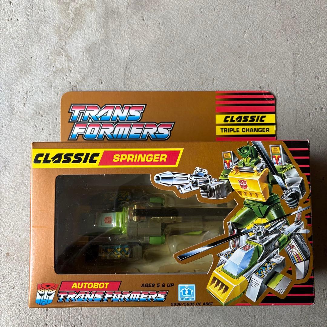 レア TRANSFORMERS CLASSIC SPRINGER G1 箱付き