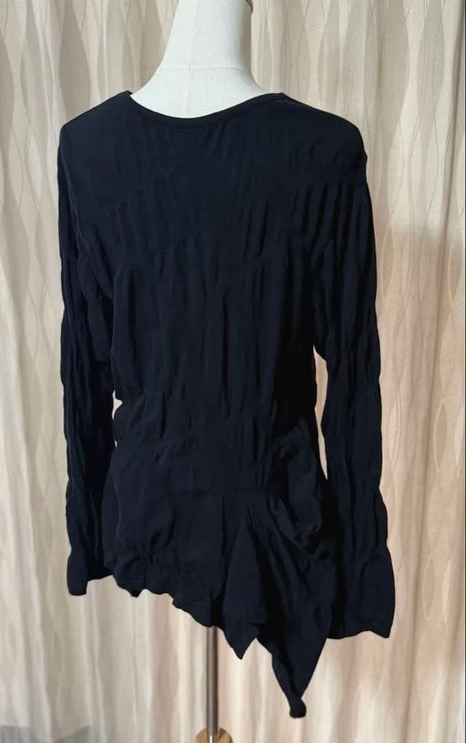 Y's ワイズ ヨウジヤマモト 黒 長袖チュニック