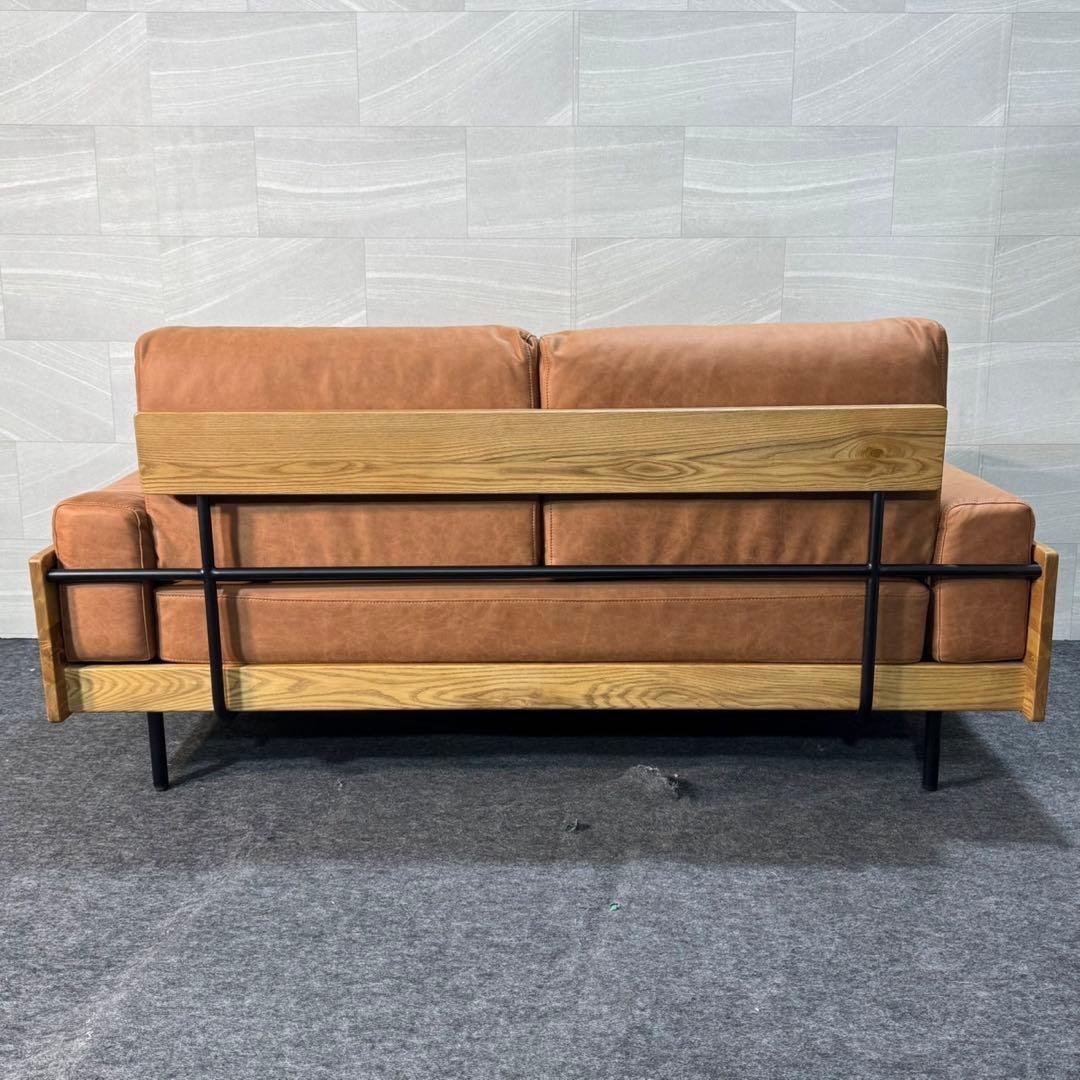 unico TREL 2.5人掛け カバーリングソファ ブラウン d3869