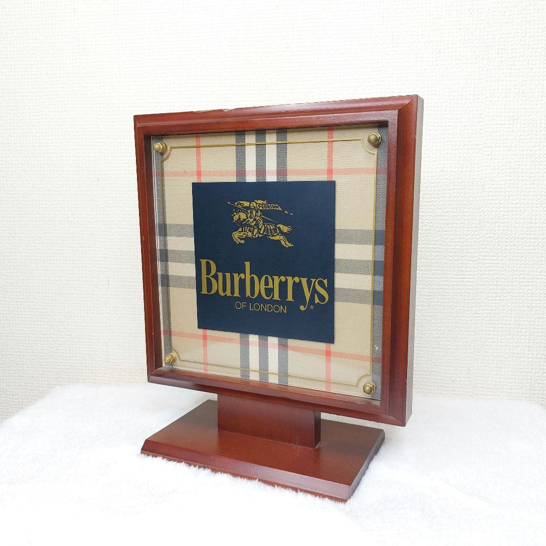 Burberrys バーバリー 自立型ディスプレイプレート 店頭用 看板 パネル