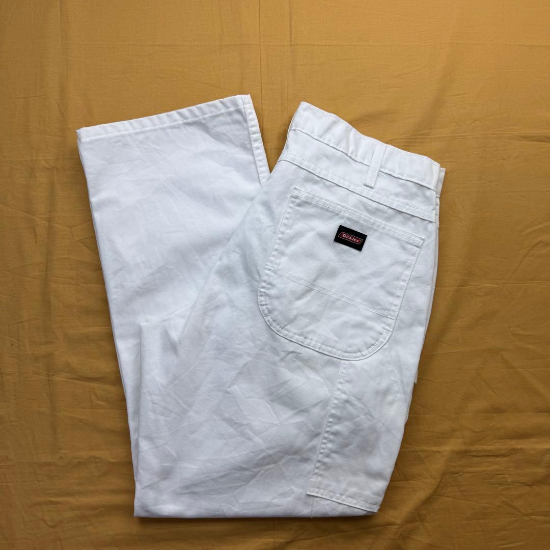 美品　dickies ペインターパンツ　ホワイト　W34 L30 ディッキーズ
