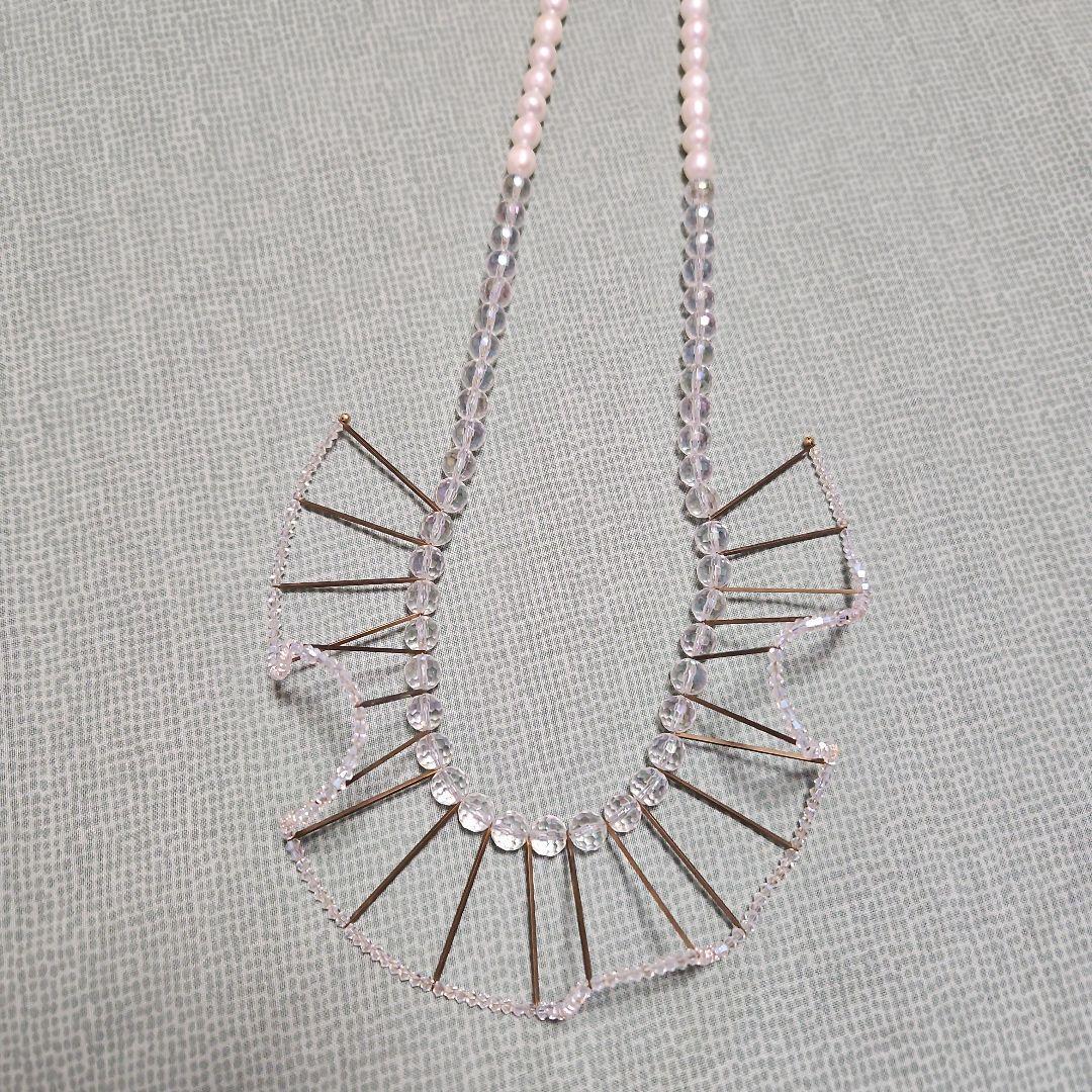 H.P.FRANCE アッシュペーフランス　C.A.D　フリルネックレス