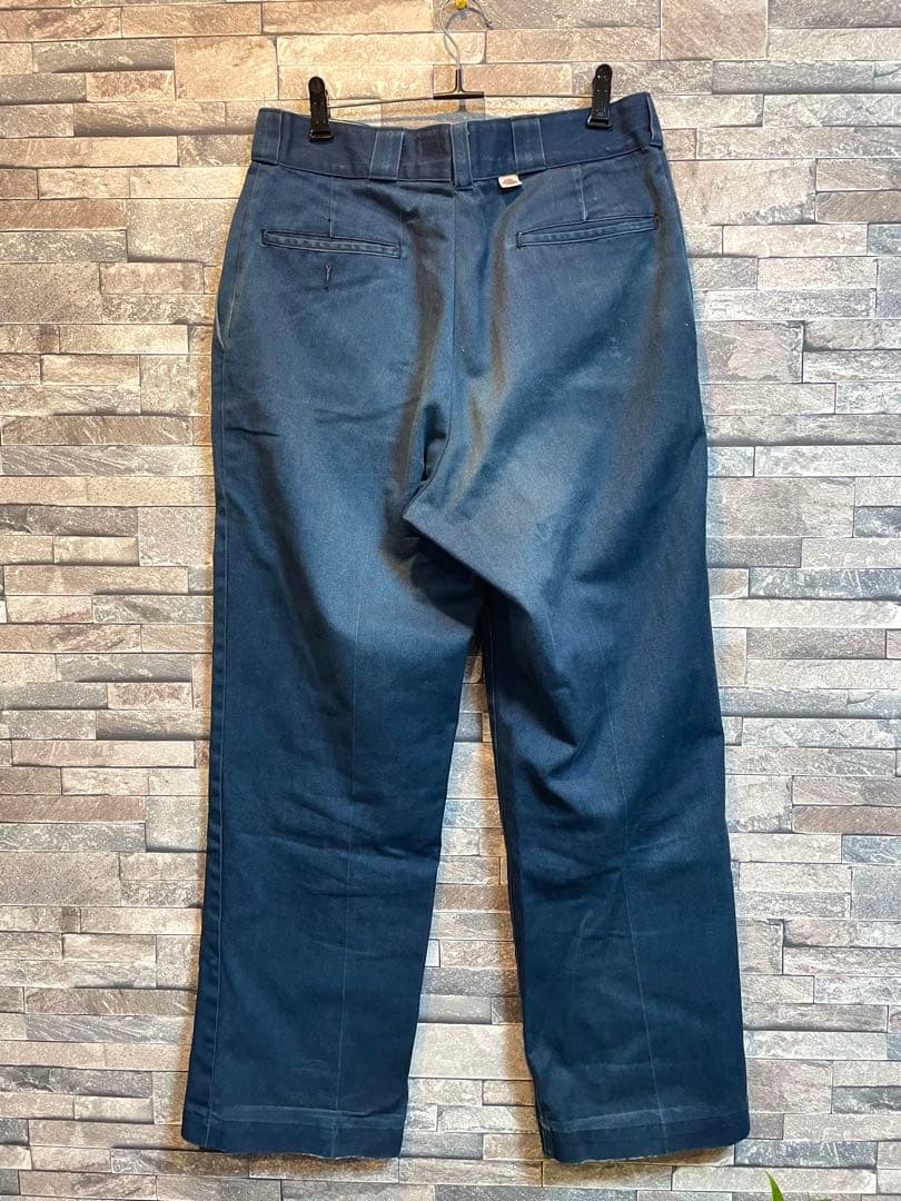 80s Dickies 874 ネイビー　ワークパンツ　チビタグ vintage