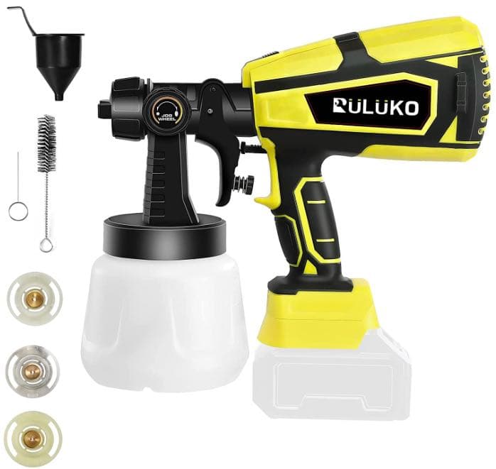 電動スプレーガン塗装ガン 小型 1000mlコードレス電動塗装機21Vバッテリー