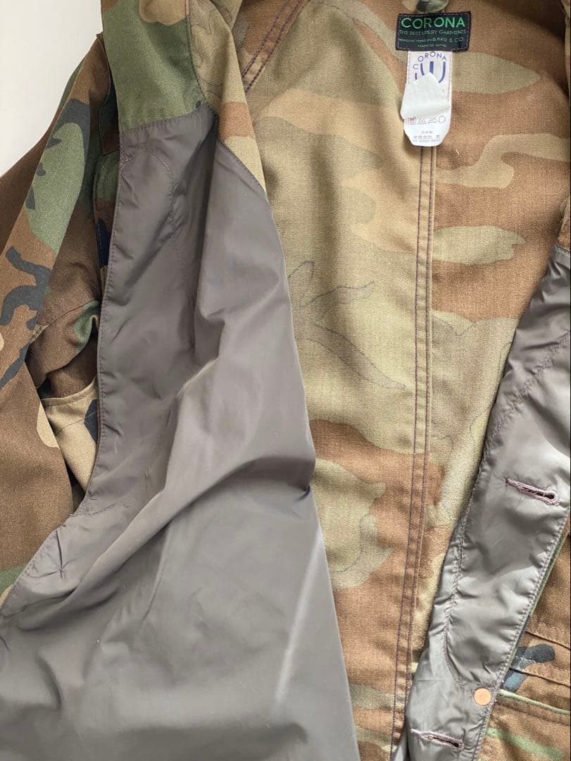 CORONA Utility カモフラージュ柄　ハンティングジャケット XL