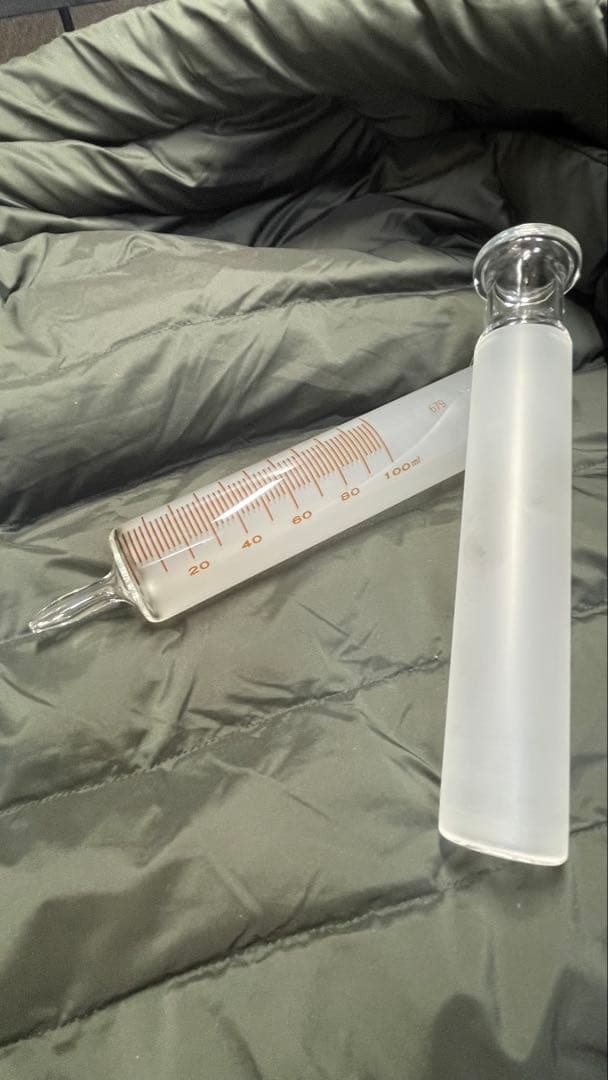 ガラス製浣腸器　TOYO　辻製作所　100ml